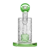 Calibear Sandblasted Seed Of Life Percolator Upright Bubbler