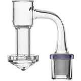 DANK BANGER Diamond Bottom Terp Slurper Quartz Banger With Pearls