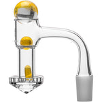 DANK BANGER Diamond Bottom Terp Slurper Quartz Banger With Pearls