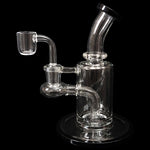 Glassic "Sidekick" Dab Rig with Color Base and Mouthpiece