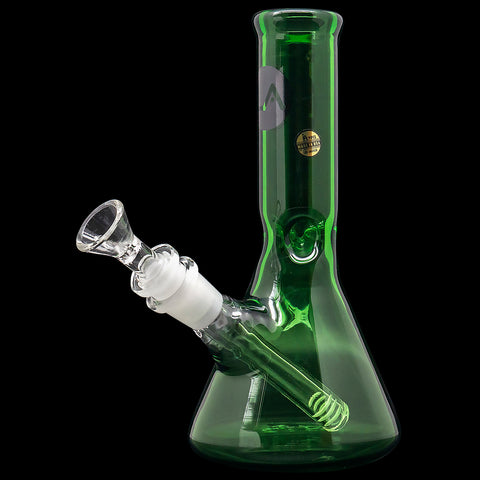 "Crown Jewel" Emerald Green Beaker Bong