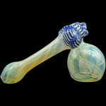 "Raked Sidecar" Fumed Sidecar Bubbler Pipe (Various Colors)