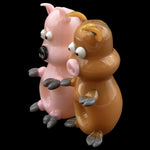 "Little Piggy" Hand Pipe in Tan or Pink