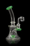 Glassic Hourglass Dab Rig with Color Accents