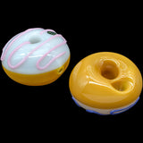 "Frosted Donut" Glass Pipe