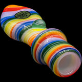 "Rainbow Tornado" Chillum Pipe