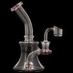 Glassic Hourglass Dab Rig with Color Accents