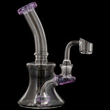 Glassic Hourglass Dab Rig with Color Accents