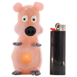 "Little Piggy" Hand Pipe in Tan or Pink