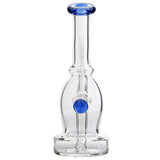 Glassic Curved Body Dab Rig with Colored Accents