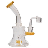 Glassic Hourglass Dab Rig with Color Accents