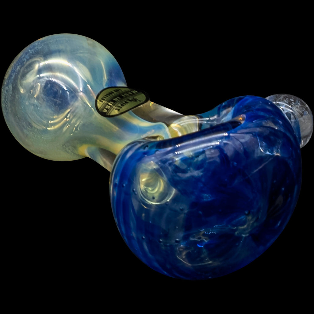 Spiral-Head Color Changing Glass Spoon Pipe – LA Pipes