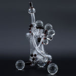 Clayball Glass "Crimson Dreams" Heady Recycler Dab-Rig