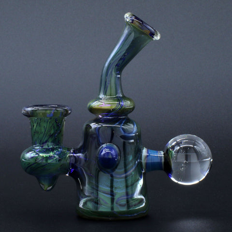 Clayball Glass "Dichroic Dreams" Heady Sherlock Dab Rig