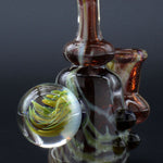 Clayball Glass "Blood Moon" Heady Sherlock Dab Rig