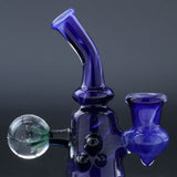 Clayball Glass "Blue Moon" Heady Sherlock Dab Rig