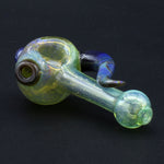 Clayball Glass "Green Horn Nebula" Heady Spoon Hand-Pipe
